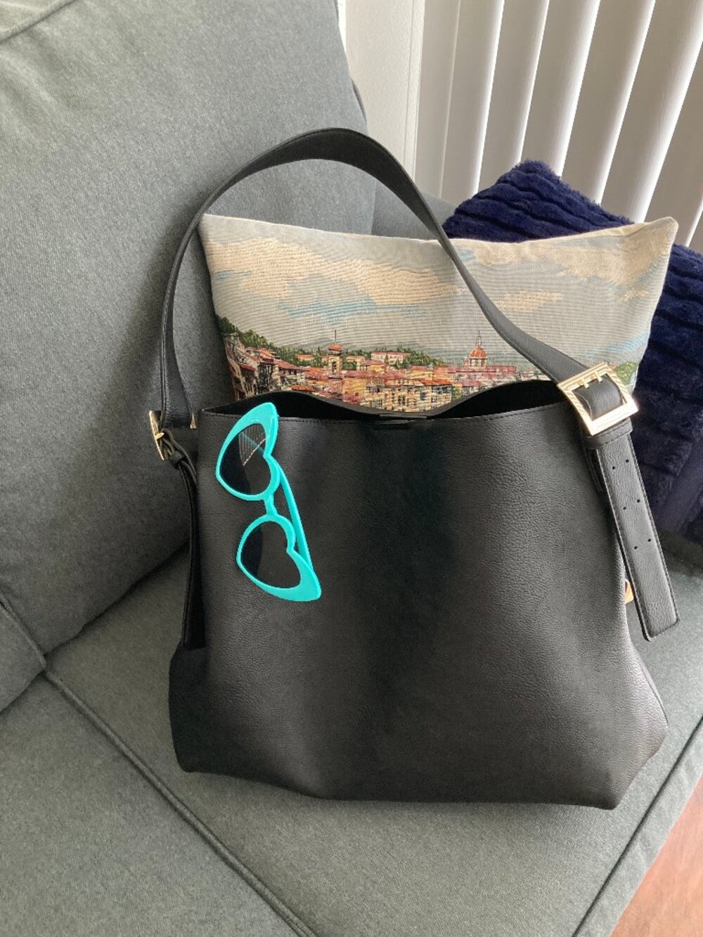 Universal Thread Black Extra Large Boho Handbag